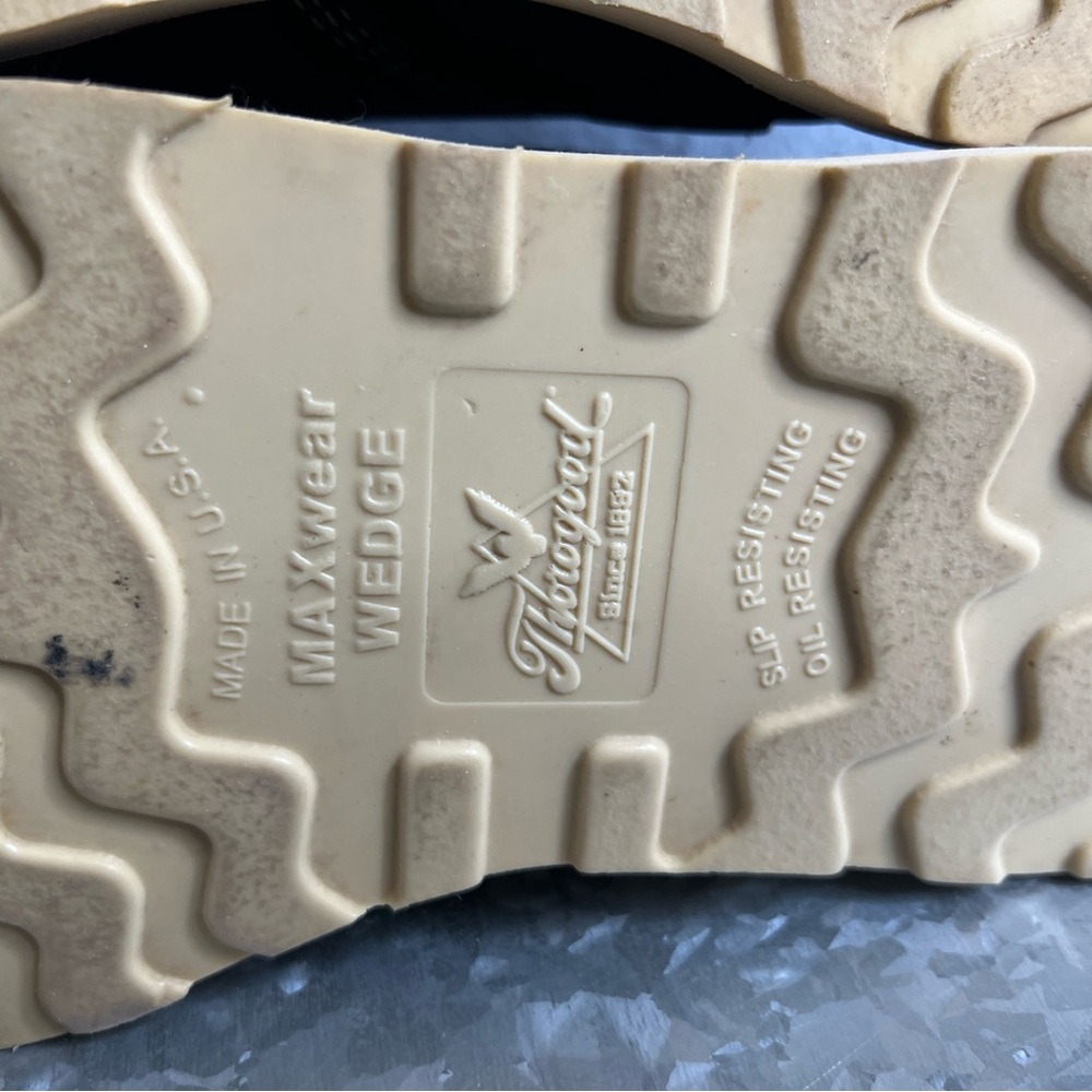 Thorogood American Heritage 6" Safety Toe Work Boot Max Wear Wedge Brown Leather - Picture 12 of 16